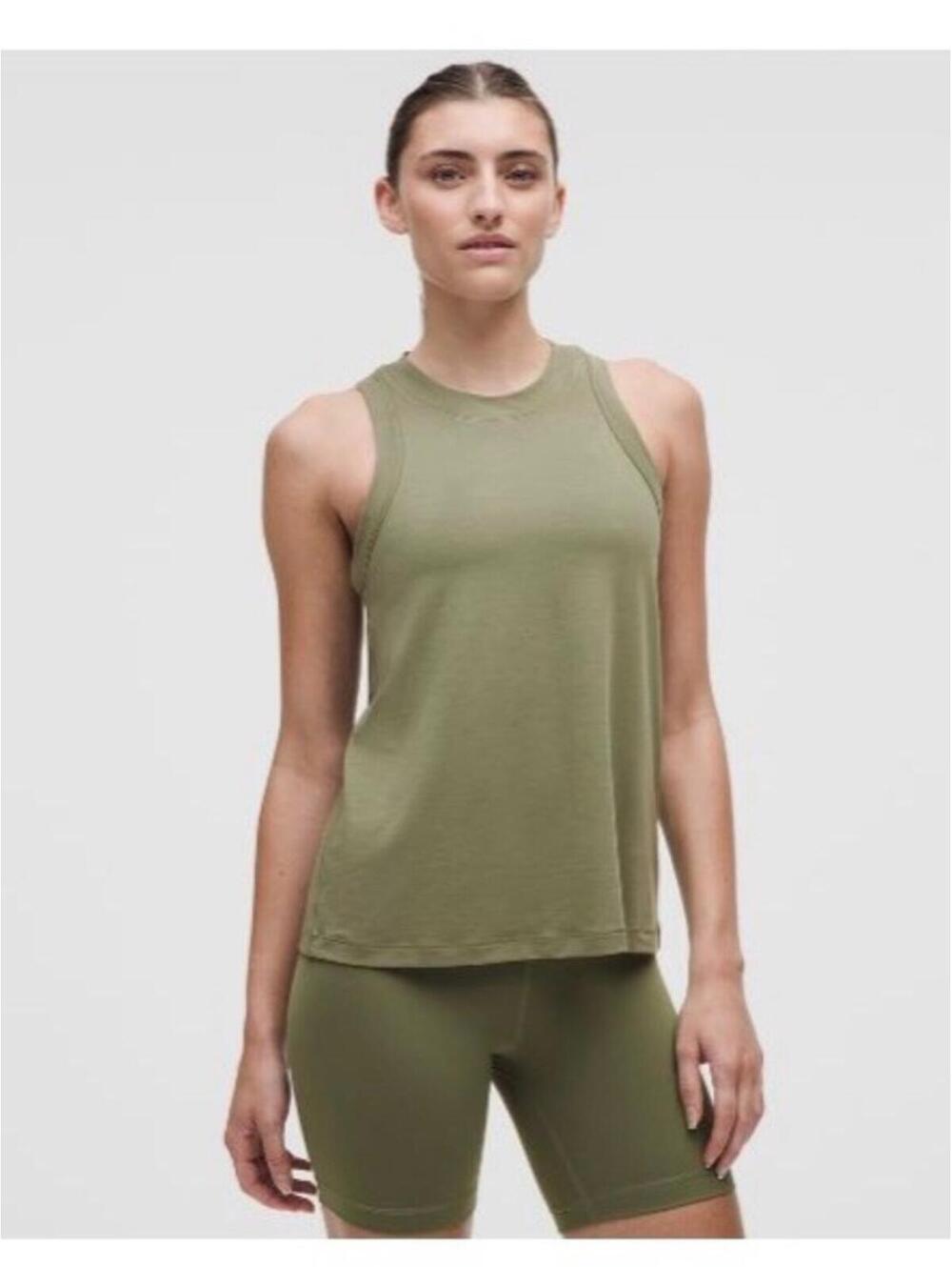 Lululemon Jersey Tank - Bay Leaf - Size 10